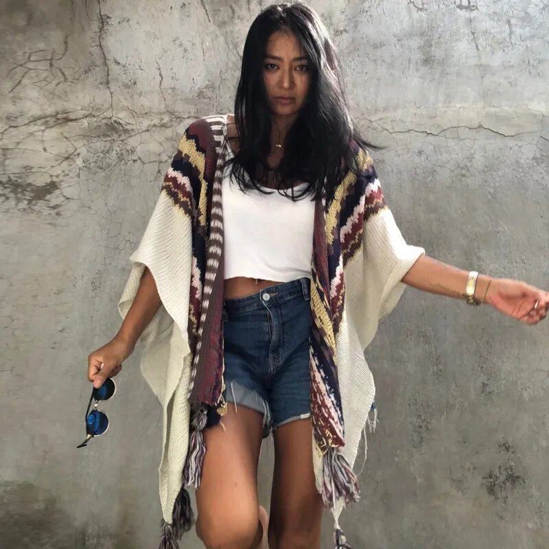 Poncho Mexicain Femme Poncho Mexicain Femme – Image 4