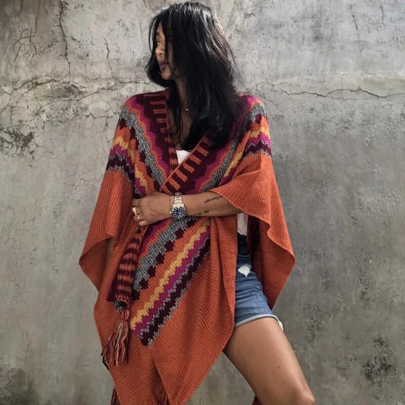 Poncho Mexicain Femme Poncho Mexicain Femme – Image 18