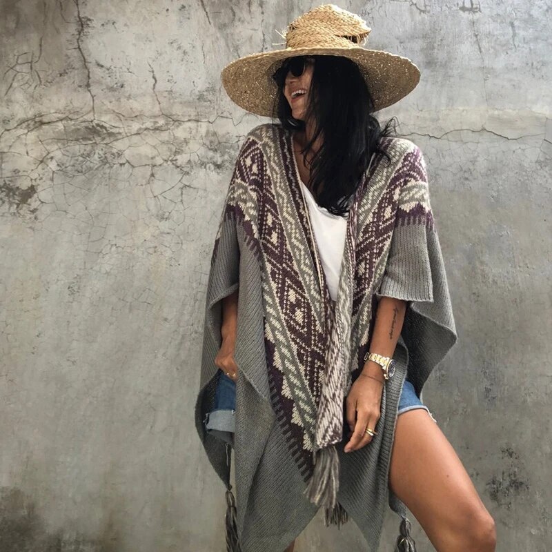 Poncho Mexicain Femme Poncho Mexicain Femme – Image 10