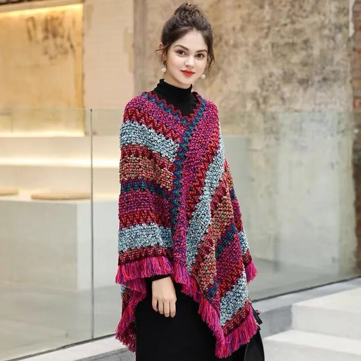 Poncho Mexicain Pas Cher Poncho Mexicain Pas Cher – Image 2