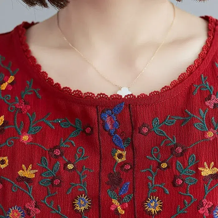 Blouse Bohème Chic Femme Blouse Bohème Chic Femme – Image 6