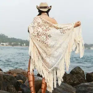 Poncho Bohème Femme H0ebad6422dd243dea963b6f978cf1460Q.webp