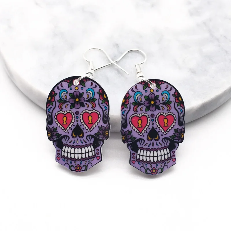 Boucle d’oreille Tête de Mort Boucle d'oreille Tête de Mort – Image 4