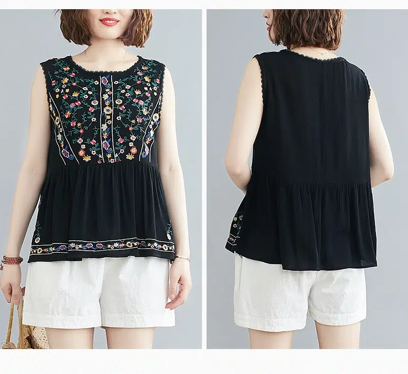 Blouse Bohème Chic Femme Blouse Bohème Chic Femme – Image 4