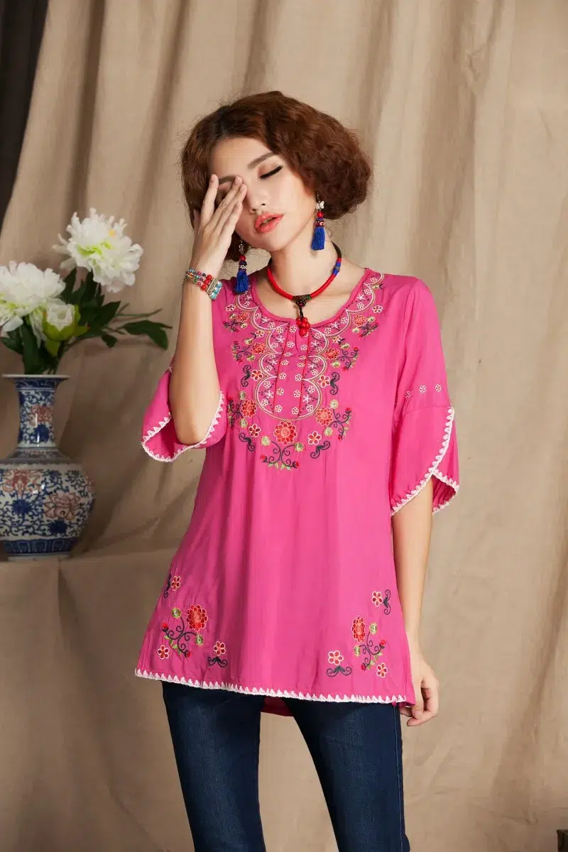 Blouse Frida Kahlo Femme Blouse Frida Kahlo Femme – Image 7