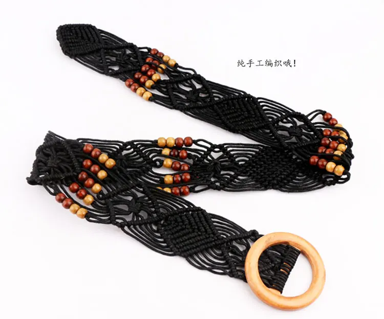 Ceinture Corde Tressée Femme Ceinture Corde Tressée Femme – Image 8