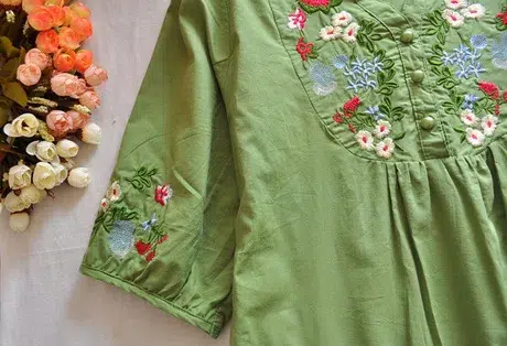 Blouse Rétro Fleurie Femme Blouse Rétro Fleurie Femme – Image 8