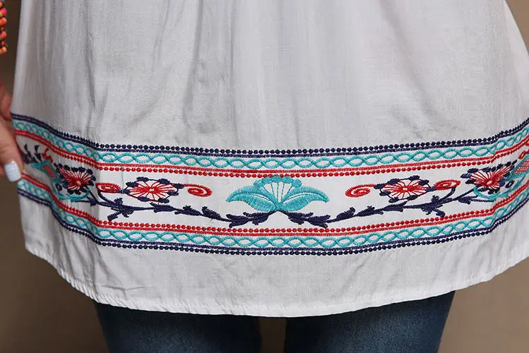 Blouse Brodée Mexicaine Blouse Brodée Mexicaine – Image 6