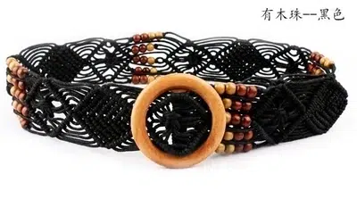 Ceinture Corde Tressée Femme Ceinture Corde Tressée Femme – Image 5