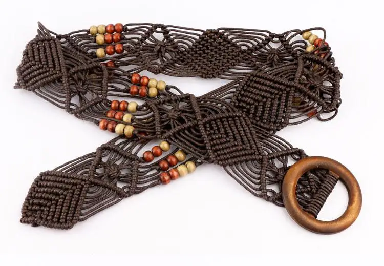 Ceinture Corde Tressée Femme Ceinture Corde Tressée Femme – Image 6