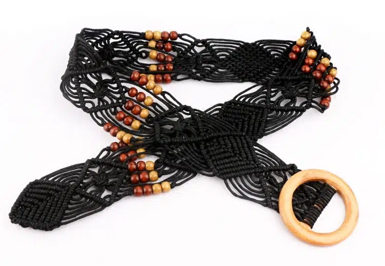 Ceinture Corde Tressée Femme Ceinture Corde Tressée Femme – Image 4