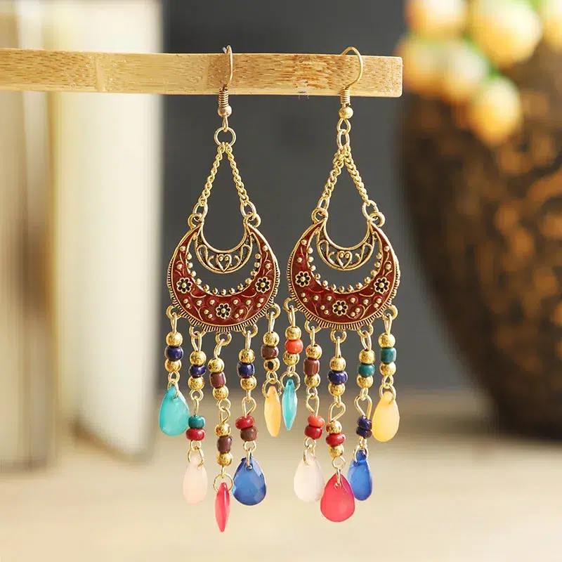 Boucle d’oreille Style Hippie Boucle d'oreille Style Hippie – Image 4