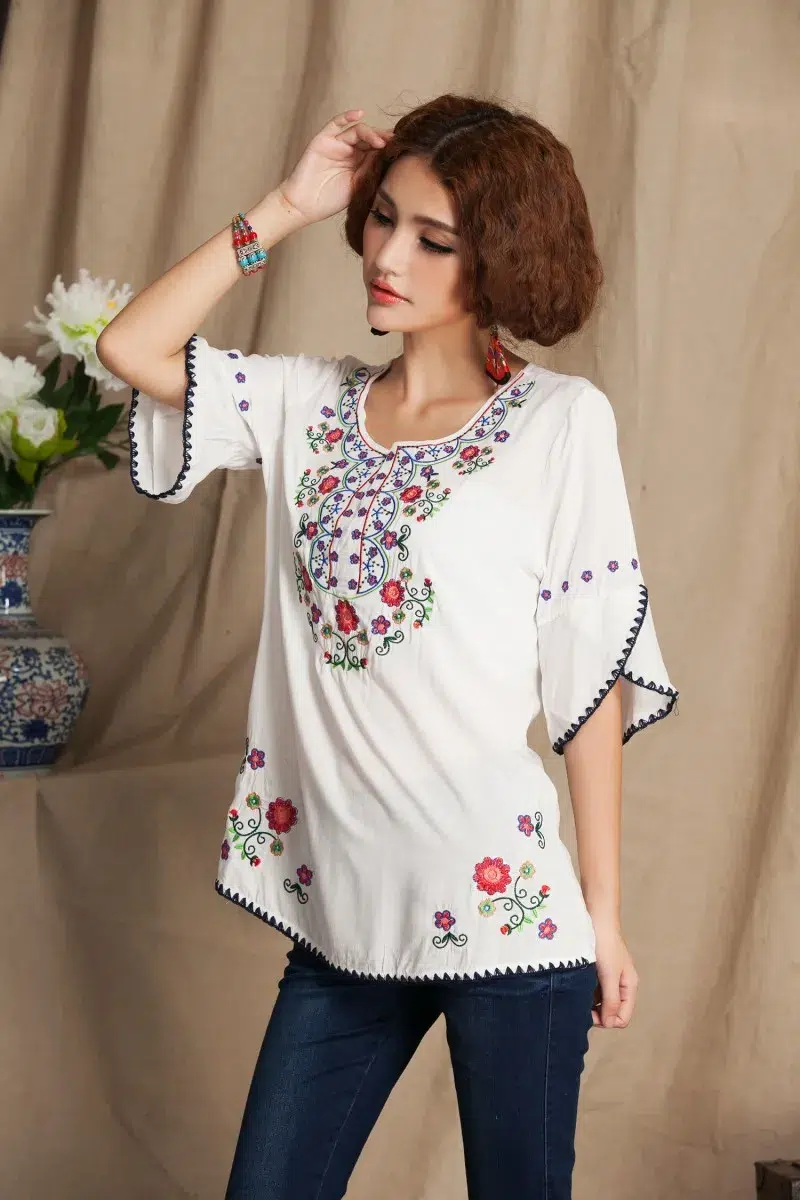 Blouse Frida Kahlo Femme Blouse Frida Kahlo Femme