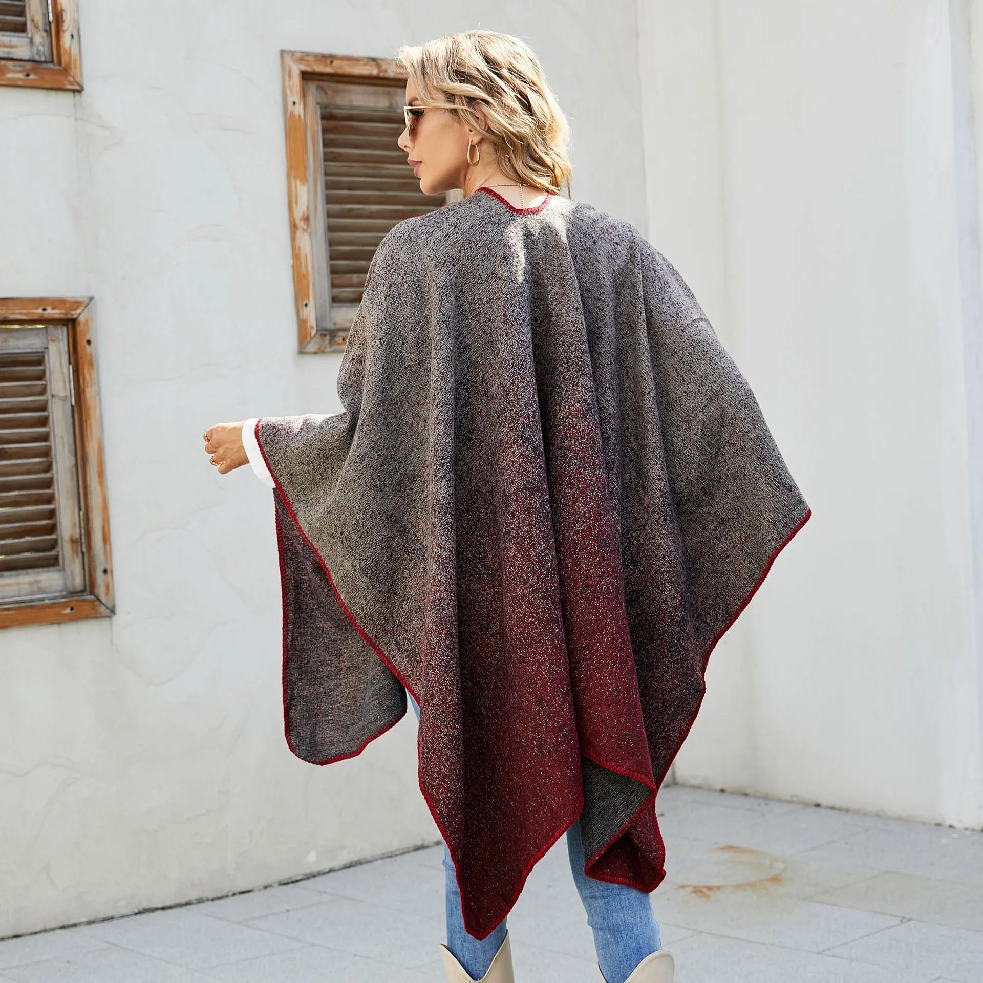 Poncho Femme Chaud Mi-Saison S01fcdc28b85947579dc527d94cded0bbE.webp