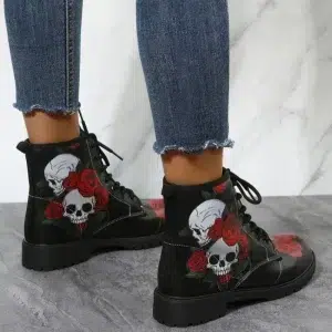 Bottes Tête de Mort Femme Bottes Tête de Mort Femme