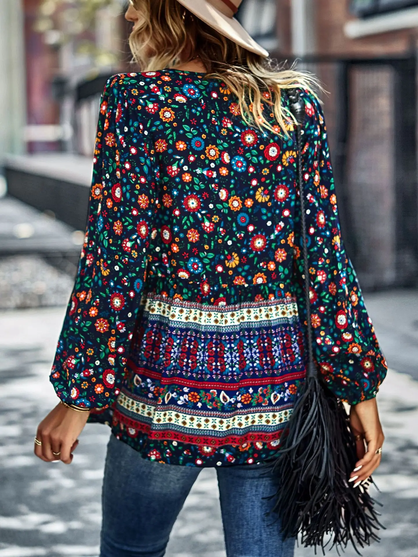 Blouse Mexicaine Femme Blouse Mexicaine Femme – Image 10