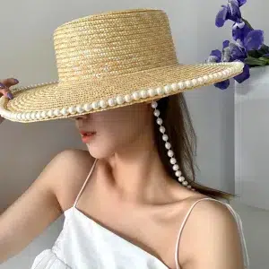 Chapeau de Paille Perle Chapeau de Paille Perle