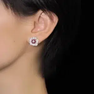 Boucle d'oreille Pétale de Fleur