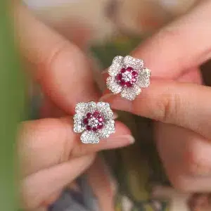 Boucle d&rsquo;oreille Pétale de Fleur