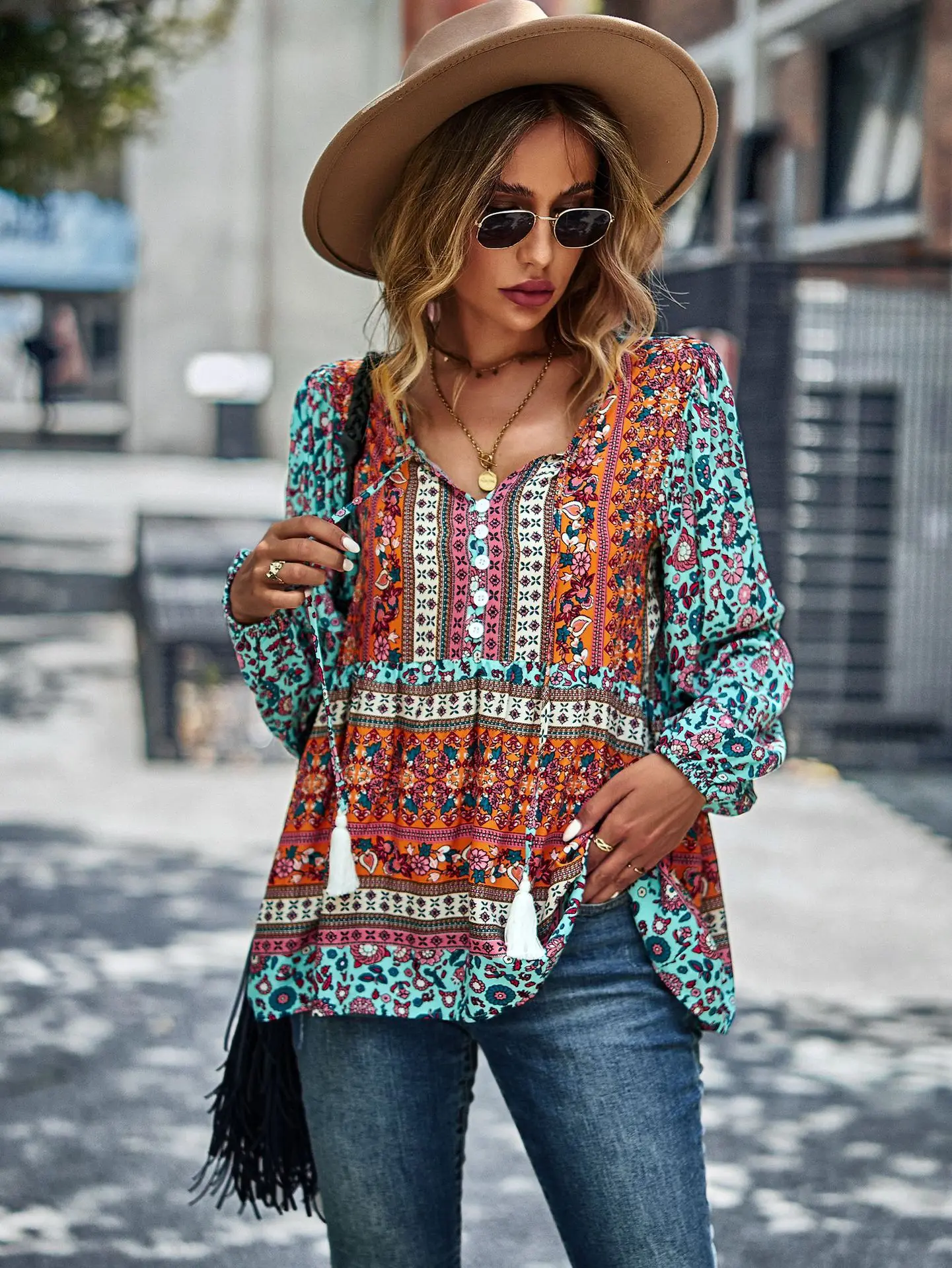 Blouse Mexicaine Femme Blouse Mexicaine Femme – Image 12