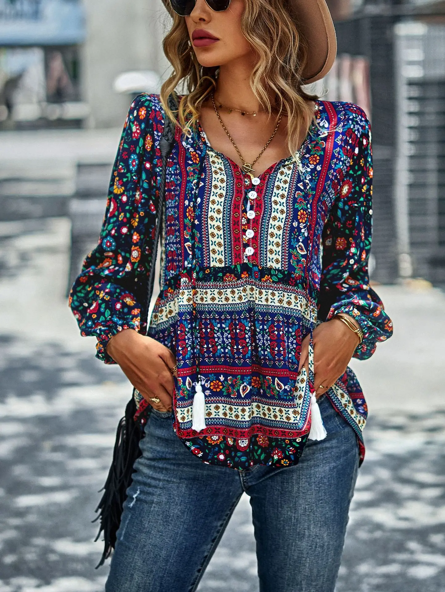 Blouse Mexicaine Femme Blouse Mexicaine Femme – Image 9