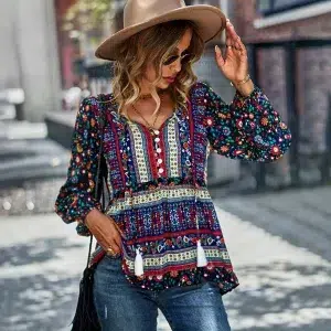 Blouse Mexicaine Femme