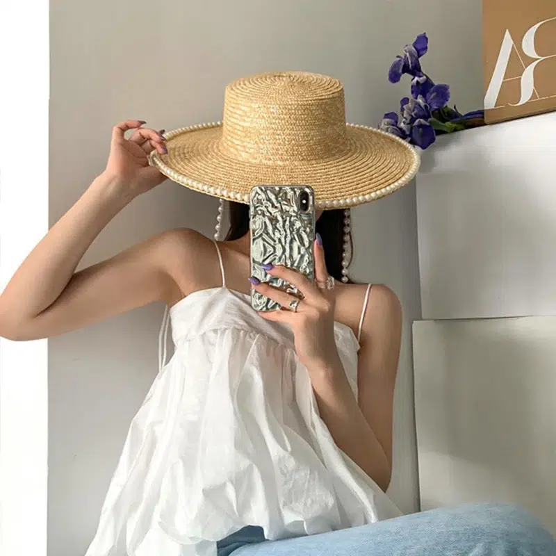 Chapeau de Paille Perle Chapeau de Paille Perle – Image 2