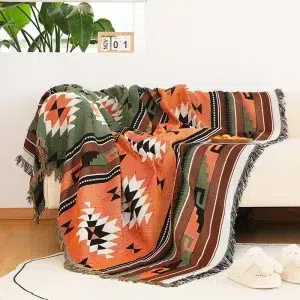 Plaid Motif Aztèque