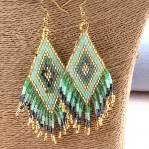 Boucle d'oreille Créole Bohème