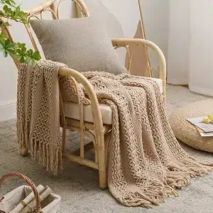 Plaid Macramé Plaid Macramé