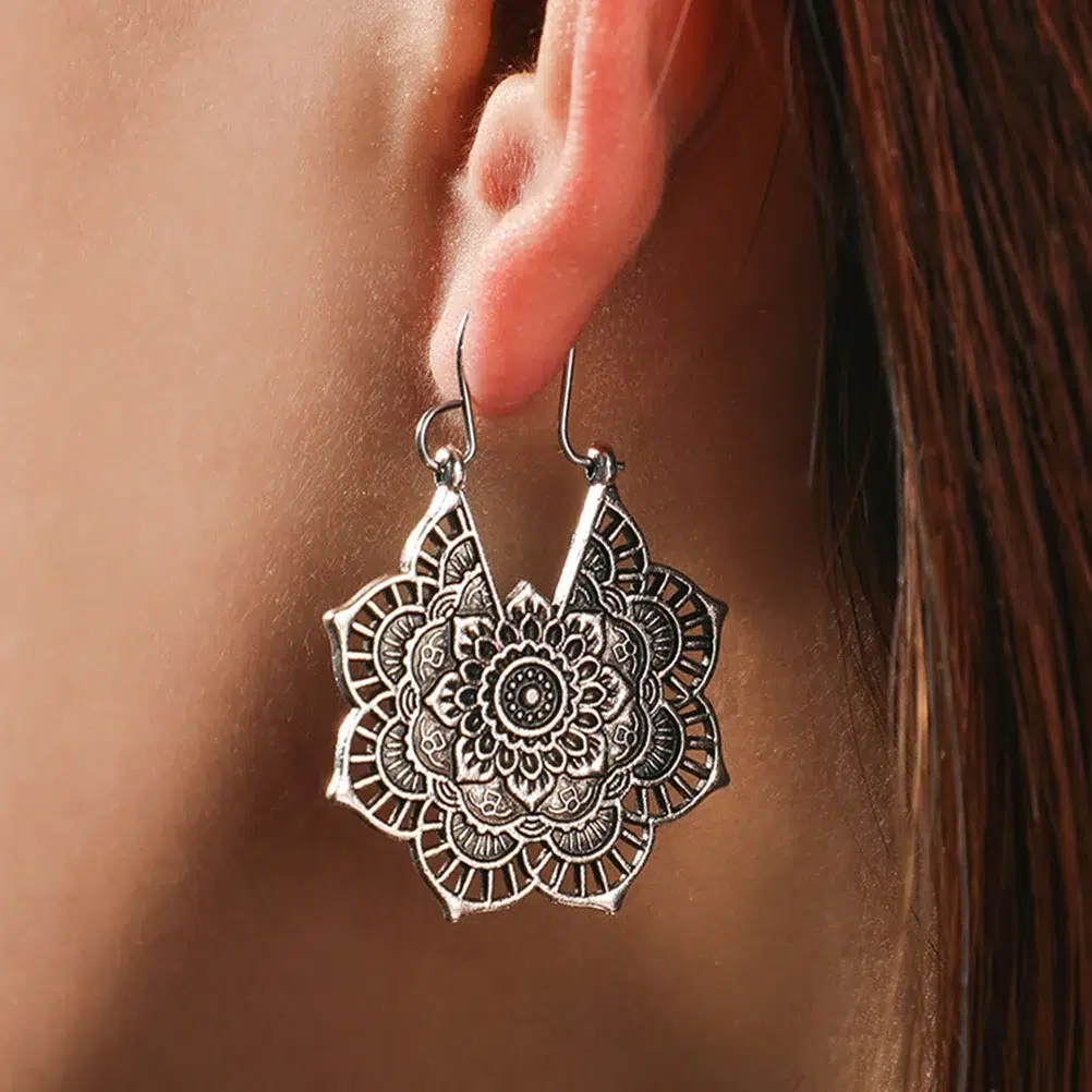 Boucle d’oreille Aztèque Boucle d'oreille Aztèque – Image 2