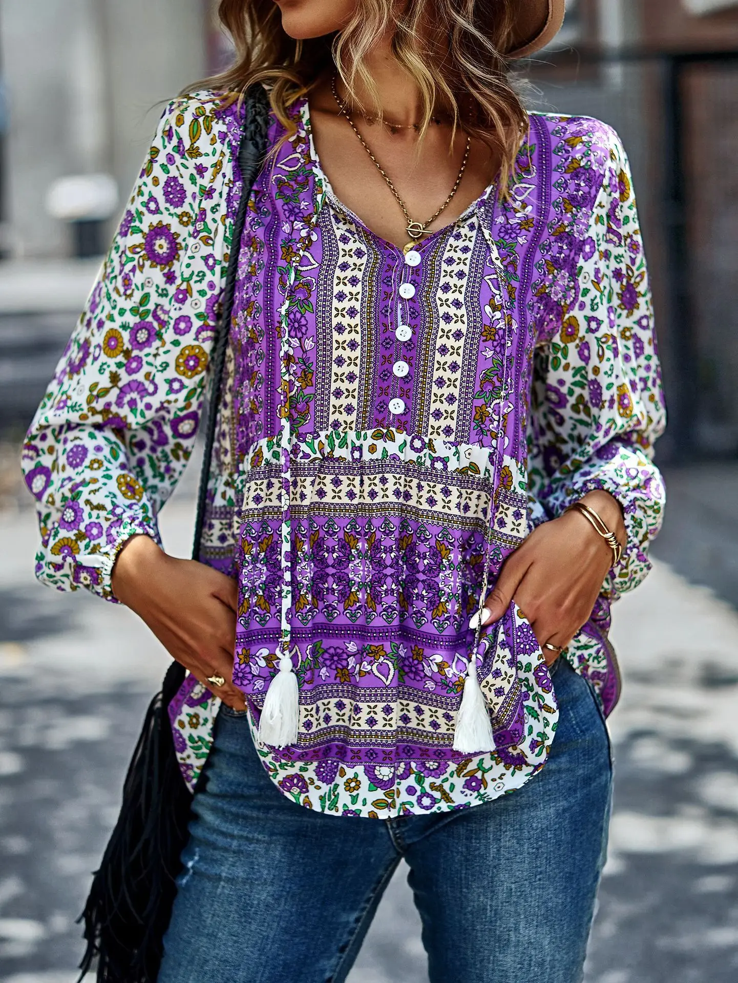 Blouse Mexicaine Femme Blouse Mexicaine Femme – Image 7