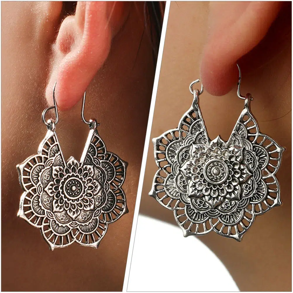 Boucle d’oreille Aztèque Boucle d'oreille Aztèque – Image 3