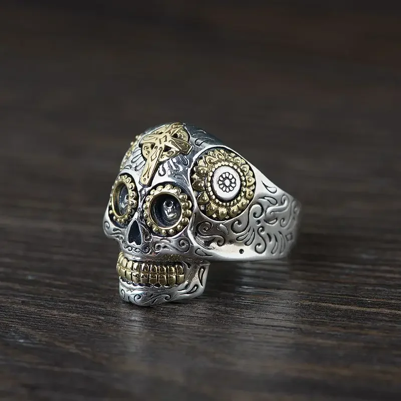 Bague en Argent Tête de Mort Bague en Argent Tête de Mort – Image 4