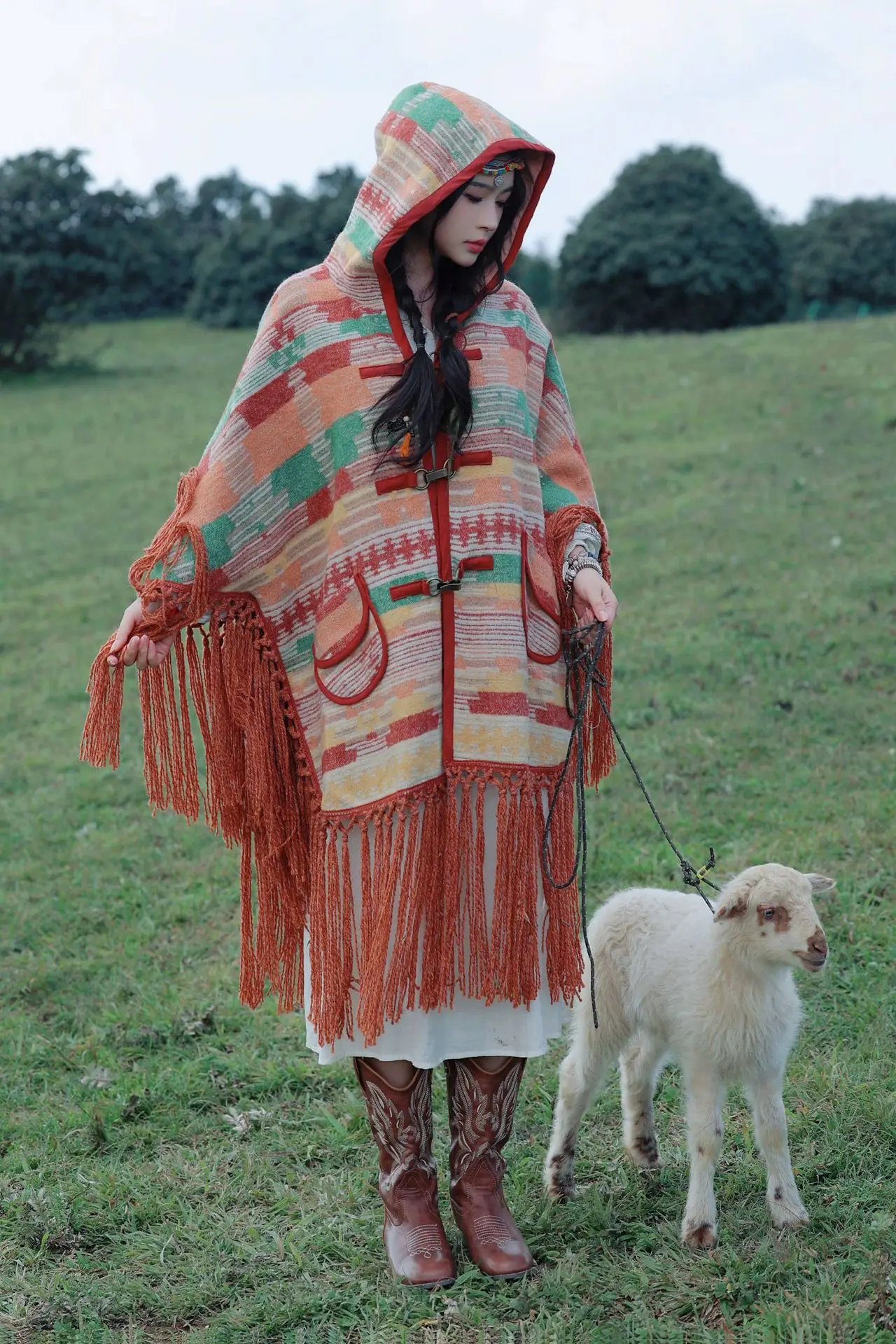 Poncho Femme Traditionnel S9518ec306bbd400692d3772f1e848b6c2.webp