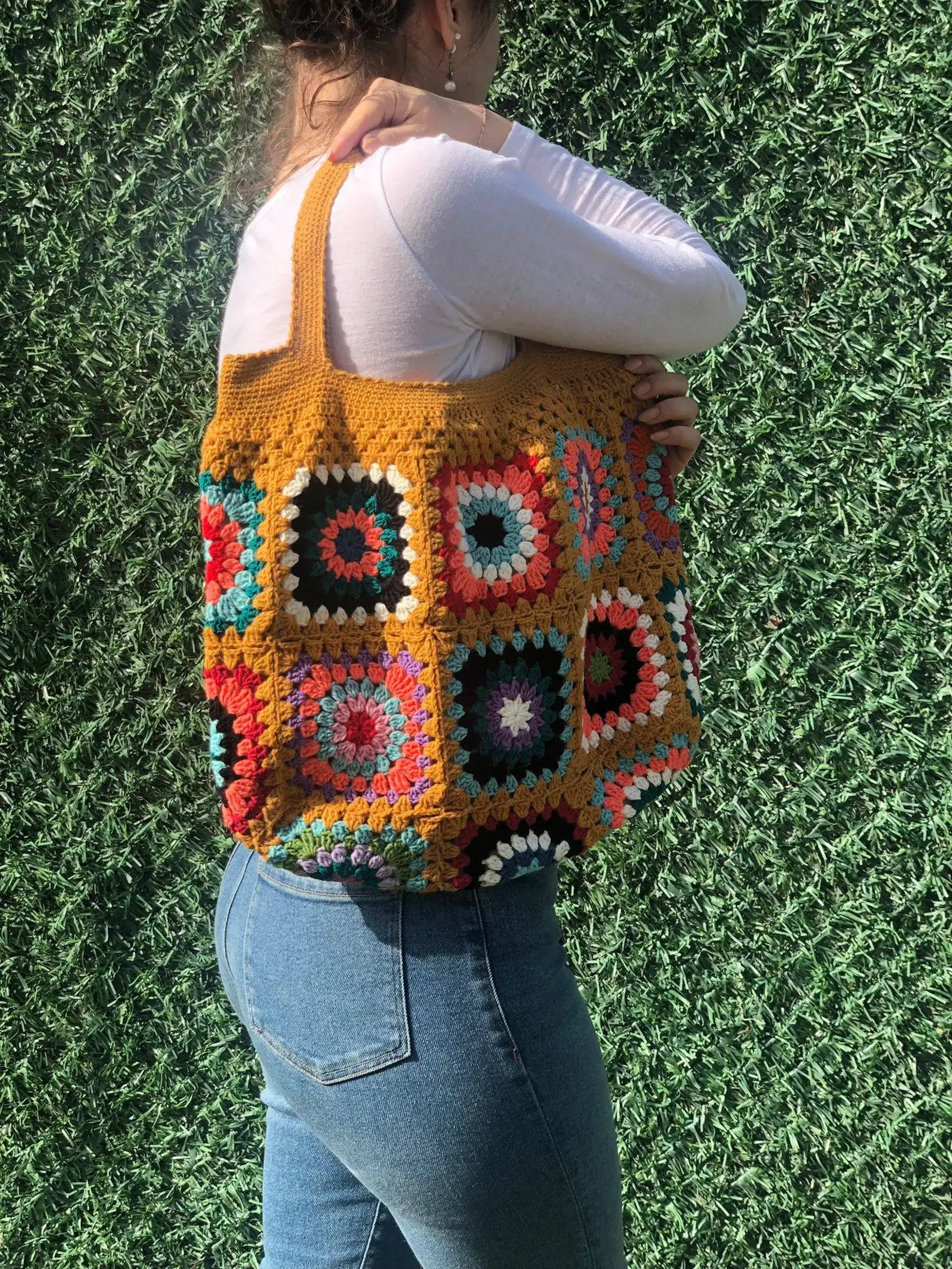 Sac Crochet Tournesol Sac Crochet Tournesol
