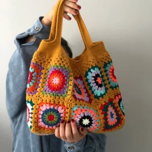 Sac Crochet Tournesol Sac Crochet Tournesol