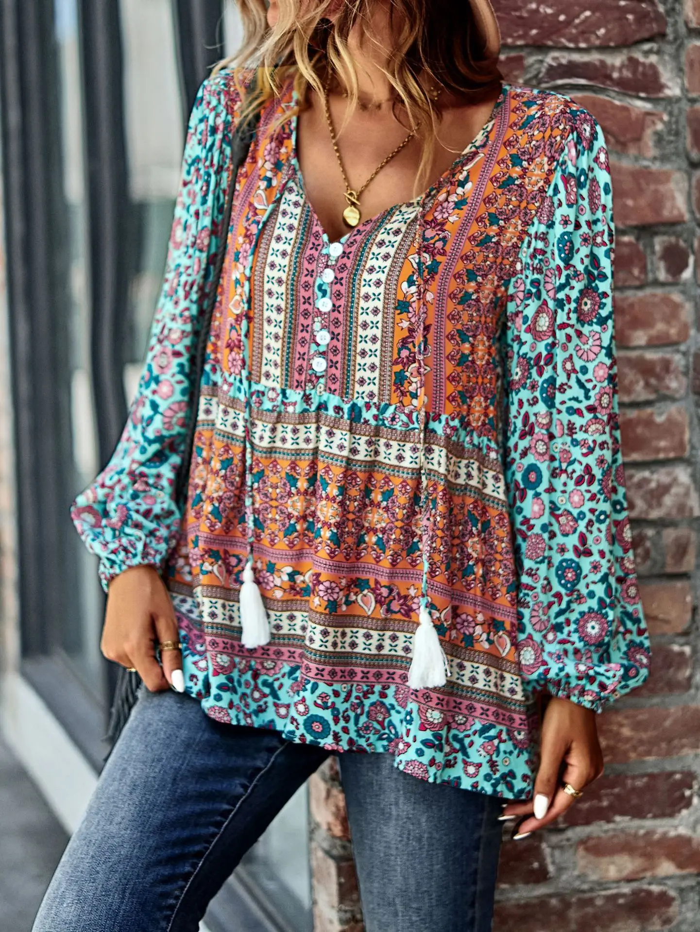 Blouse Mexicaine Femme Blouse Mexicaine Femme – Image 11