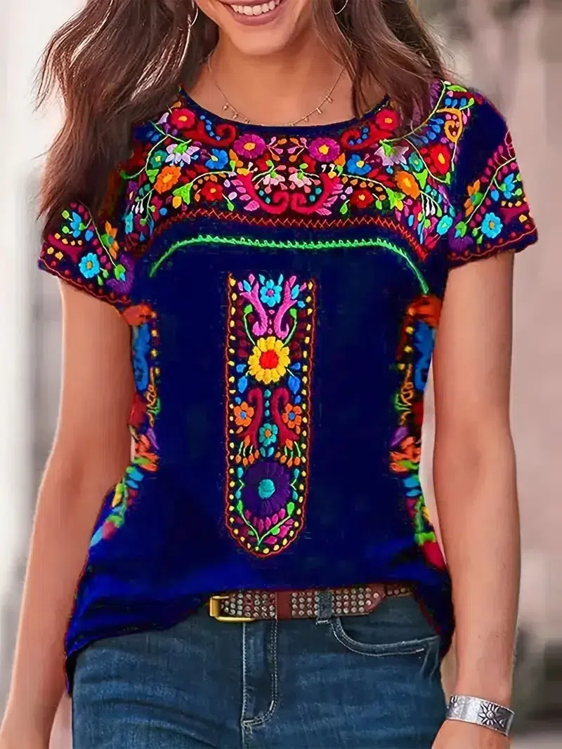 T-shirt Mexicain Femme T-shirt Mexicain Femme