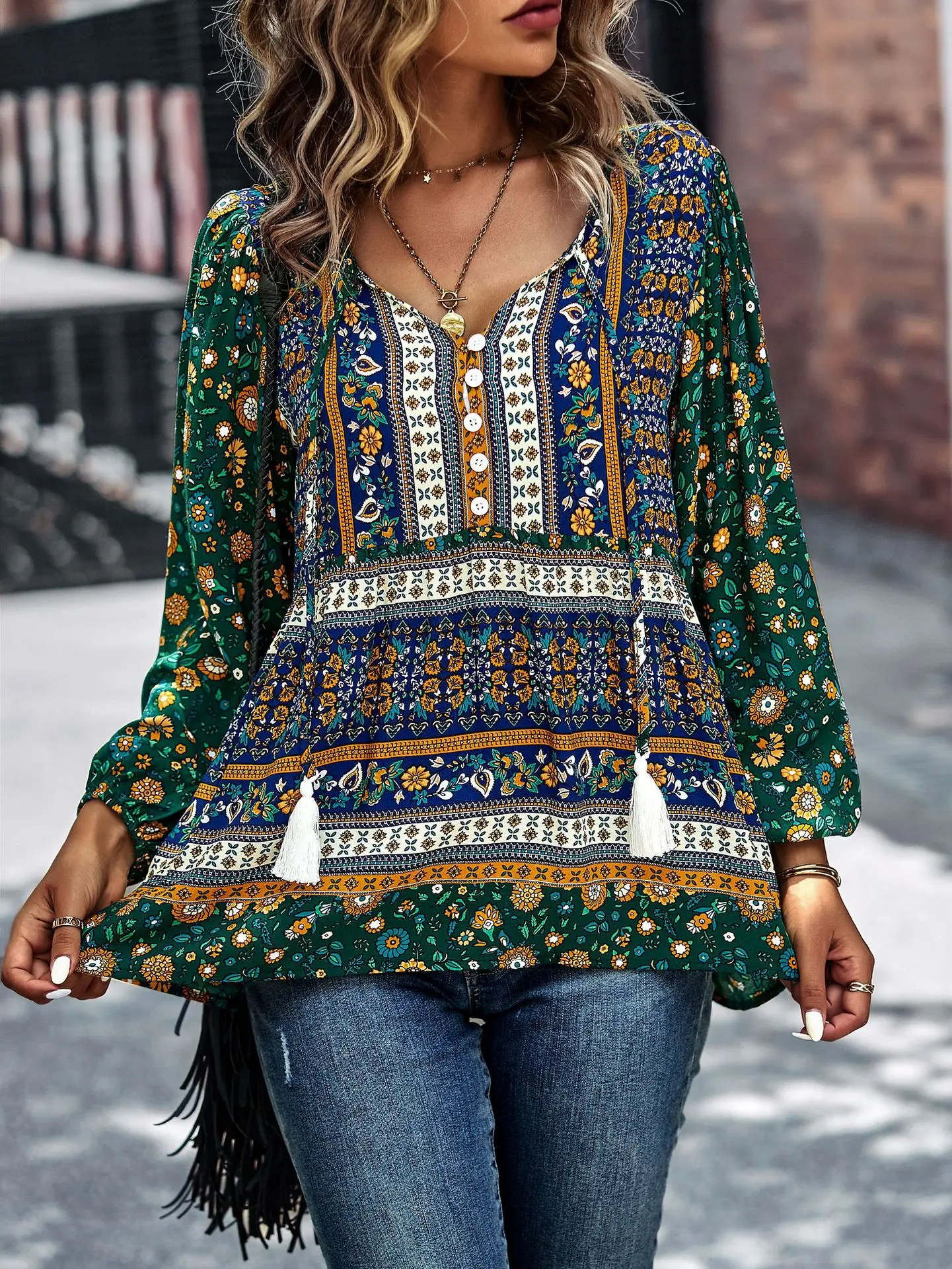 Blouse Mexicaine Femme Blouse Mexicaine Femme – Image 13