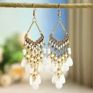 Boucles d&rsquo;Oreilles Ethniques Colorées