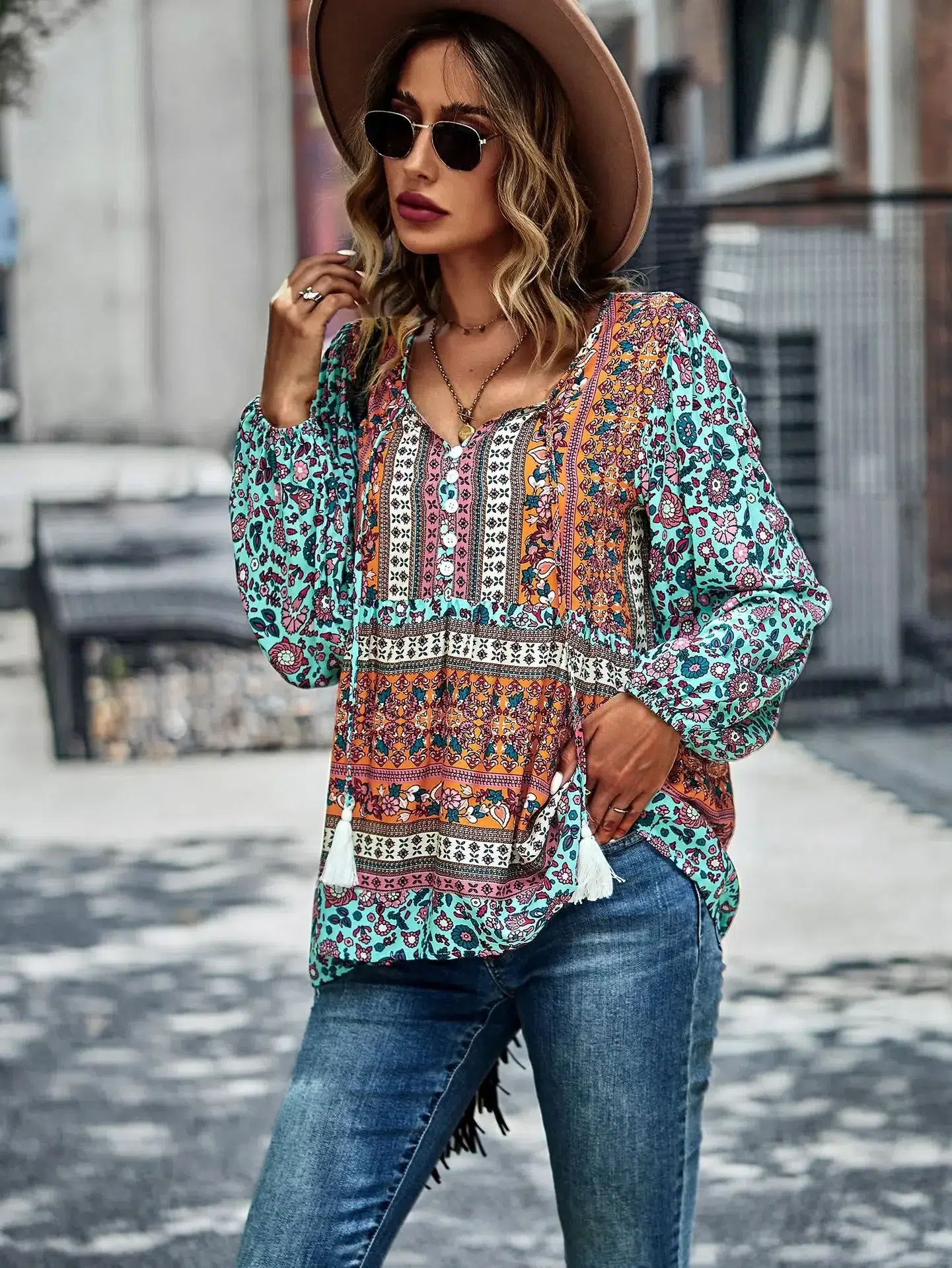 Blouse Mexicaine Femme Blouse Mexicaine Femme – Image 3